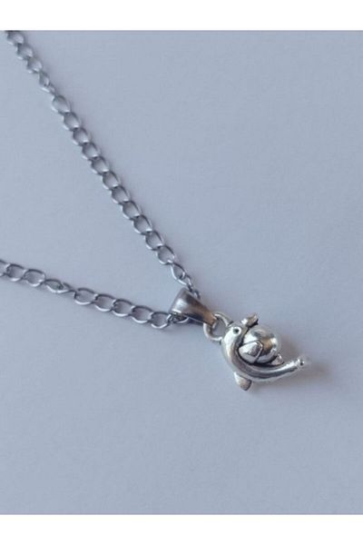 VerdeHome Vintage Silver Color Stainless Necklace Models |   Handmade, Retro and Minimal Jewelry Models