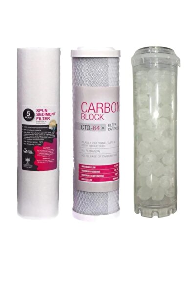 SUMATO 3'lü Bina Girişi Daire Sayaç Girişi yedek filitre seti SEDİMENT SLİFOZ CTO