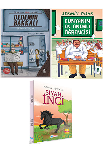 Taze Kitap Dedemin Bakkalı + Dünyanın En Önemli Öğrencisi + Evrensel Siyah İn...