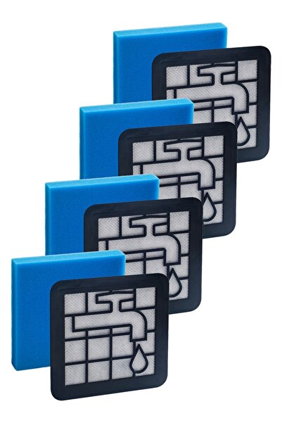 Marketto فيليبس FC 9332 متوافق مع 4 قطع مكنسة كهربائية مسبقة التصفية / مع إسفنجة (A+ منتج مستورد)