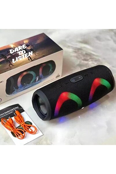 Turgut Ticaret TT Charce5 RGB Aydınlatmalı Bluetooth Hoparlör USB/TF Kart
