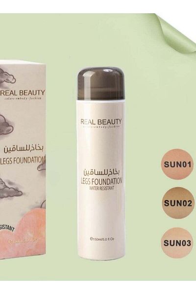 real beauty Leg Concealer Spray - Natural Color 02