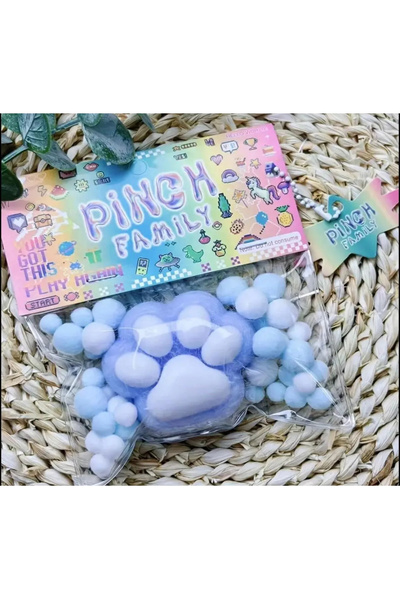 H.H.M ŞENVER TİCARET Kedi Patisi-taba Sukuşi - Squishy Pati- Tüylü Pati - Str...