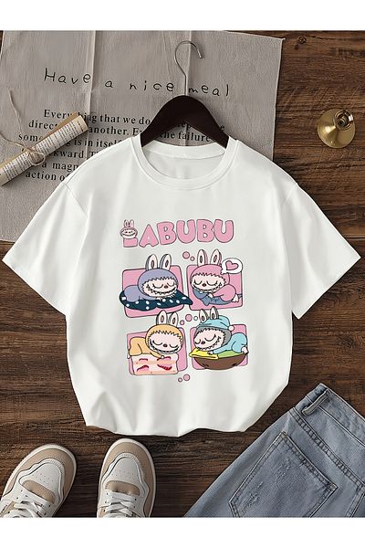 Let's Wear Μπλουζάκι με τυπωμένο χαρακτήρα Labubu για κορίτσι