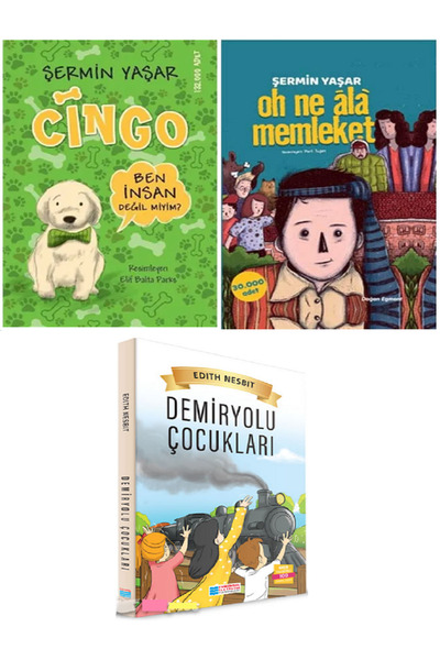 Taze Kitap CİNGO + Oh Ne Ala Memleket + Evrensel Demiryolu Çocukları / 3 KİTA...