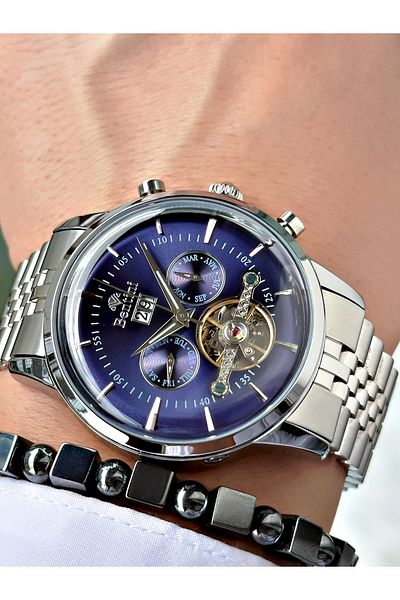 Bentini Men's Wrist Watch with Automatic Machine Function
