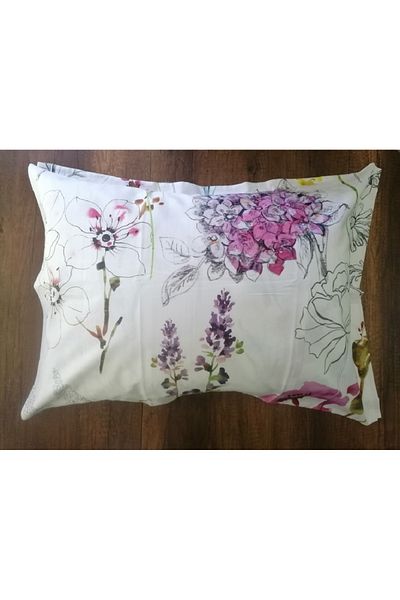 Taç Crown Satin Flounce Pillowcase Set – 2 Pieces – 50X70 cm