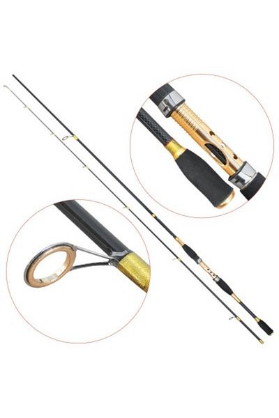 Baracuda Lansetă de spinning Merlin carbon 2.4 m A 30 - 80 g, 2 secțiuni, parabolică