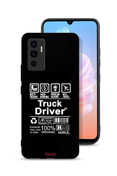 Tolwak غطاء حماية Vivo S10e 5G، ملصق سائق شاحنة
