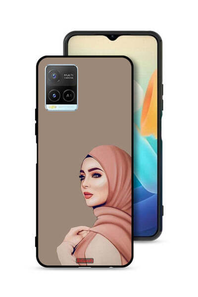 Tolwak Vivo Y33s 4G Protective Case Cover Beautiful Hijab Girl