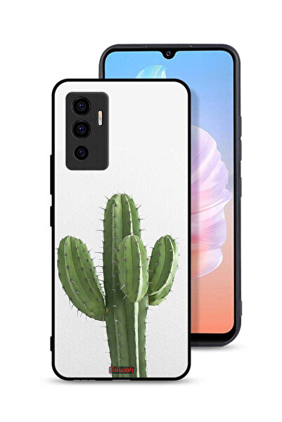 Tolwak غطاء حماية لهاتف Vivo V23e بنقشة نبات الصبار