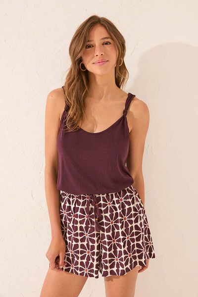 Women'secret Viscose trouser with floral print