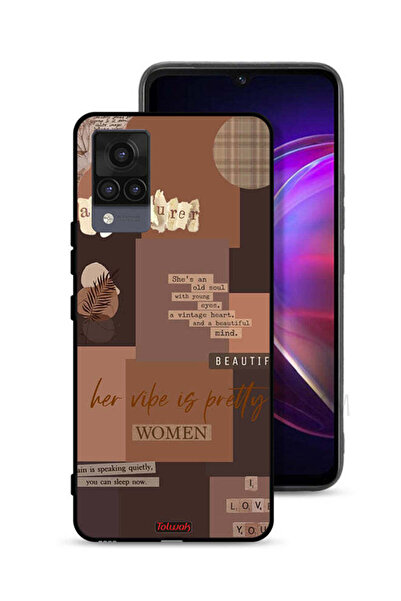 Tolwak Vivo V21 Protective Case Cover Adventurer Women