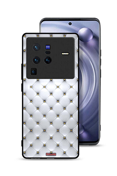 Tolwak غطاء حماية لهاتف Vivo X80 Pro مطبوع عليه دبابيس على القماش