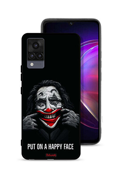 Tolwak غطاء حماية لهاتف Vivo V21 بوجه سعيد