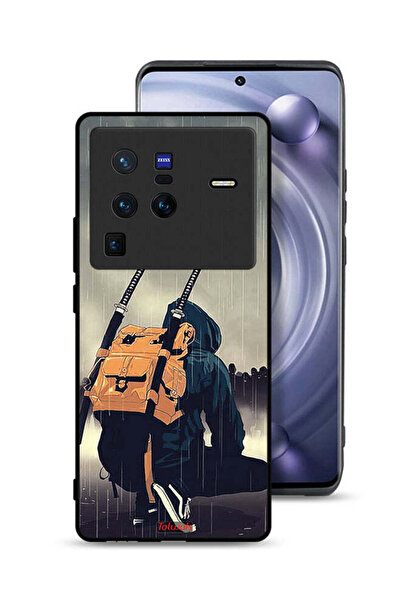 Tolwak غطاء حماية Vivo X80 Pro بتصميم سيف ساموراي رقمي