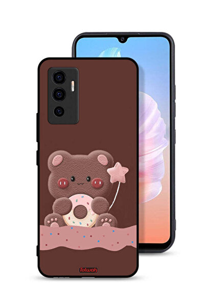 Tolwak غطاء حماية Vivo V23e على شكل دب دونات