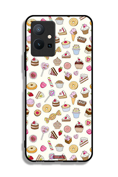 Tolwak Vivo Y75 5G Protective Case Cover Pattern Of Favorite Items