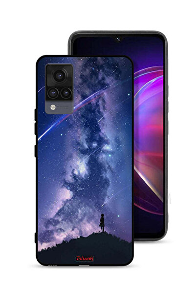 Tolwak غطاء حماية لهاتف Vivo V21 بنقشة نجوم متحركة