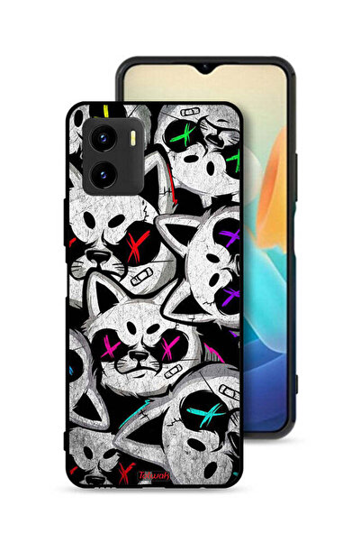 Tolwak غطاء حماية لهاتف Vivo Y15s بنقشة قطط مارشميلو