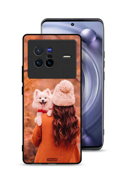 Tolwak غطاء حماية لهاتف Vivo X80 يحمل جروًا