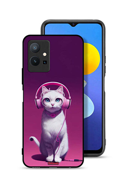 Tolwak Vivo Y75 5G Protective Case Cover Cute Kitten