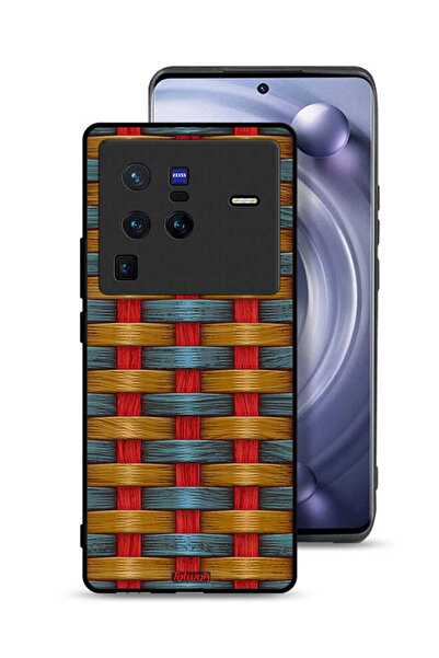 Tolwak غطاء حماية لهاتف Vivo X80 Pro بنمط فني