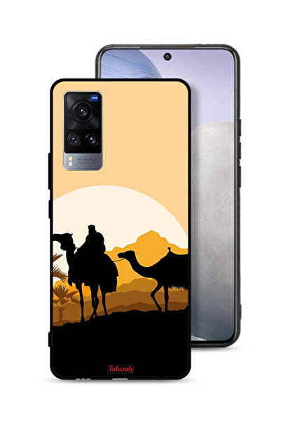Tolwak غطاء حماية Vivo X60t بتصميم فن الجمال في الصحراء