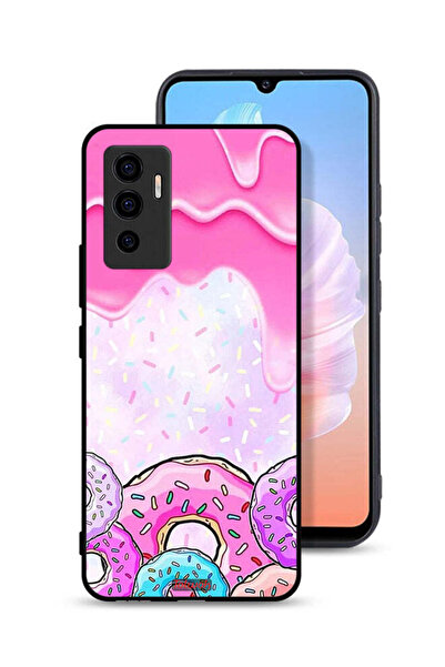 Tolwak غطاء حماية لهاتف Vivo V23e بألوان دونات