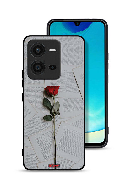 Tolwak غطاء حماية لهاتف Vivo V25 5G وردي على ورق