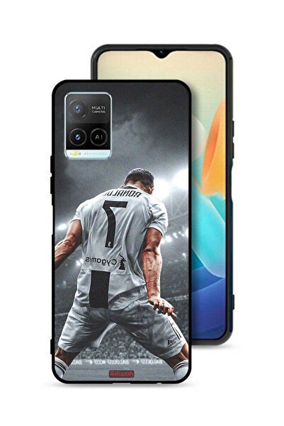 Tolwak غطاء حماية لهاتف Vivo Y33s 4G بطبعة احتفال كريستيانو رونالدو