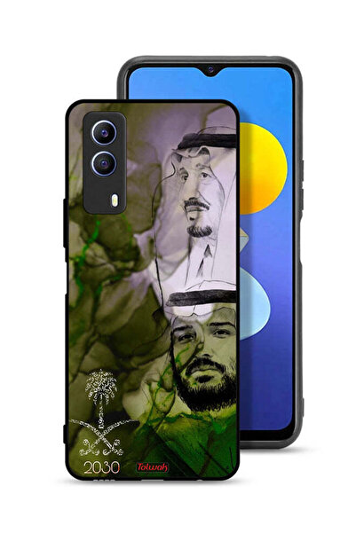 Tolwak غطاء حماية فيفو T1x - ملصق فني للملك سلمان وولي العهد محمد