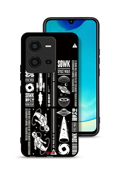Tolwak غطاء حماية لهاتف Vivo V25 5G، ملصق Sowk Space Walk