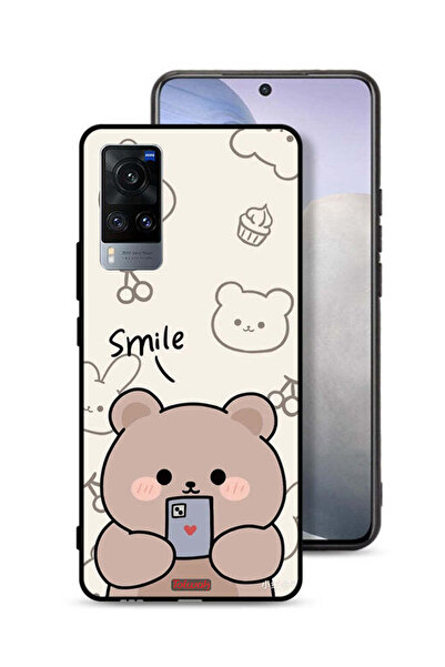 Tolwak Vivo X60t Protective Case Cover Smile Bear Art