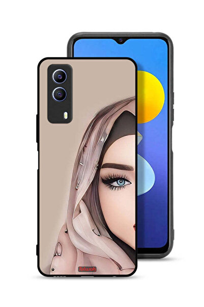 Tolwak غطاء حماية Vivo T1x بتصميم فتاة نصف وجه