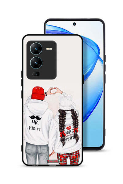 Tolwak غطاء حماية لهاتف Vivo V25 Pro 5G - يمين ويمين دائمًا