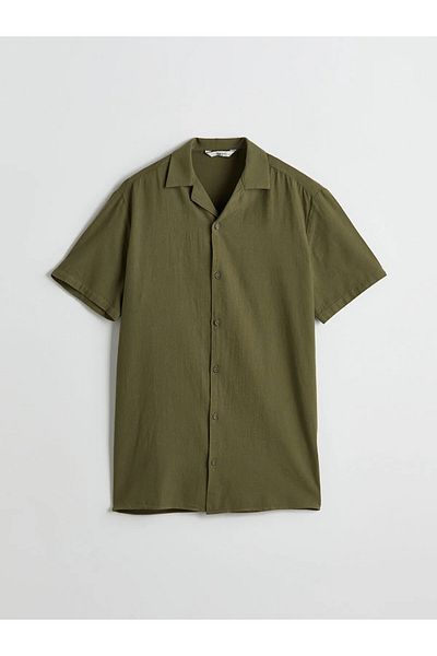 LC Waikiki Ανδρικό πουκάμισο Regular Fit Linen Blend