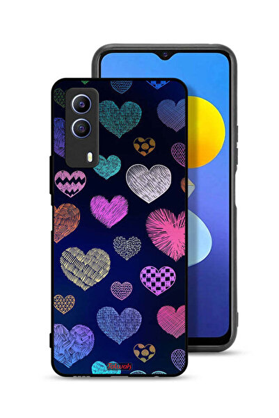 Tolwak غطاء حماية لهاتف Vivo T1x بنقشة قلوب داجا