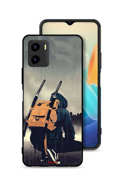 Tolwak غطاء حماية Vivo Y15s بتصميم سيف ساموراي الرقمي