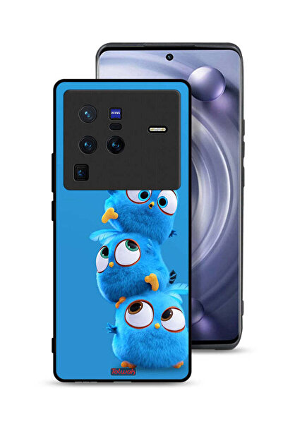 Tolwak غطاء حماية لهاتف Vivo X80 Pro بنقشة طيور لطيفة