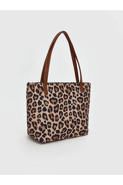LC Waikiki Leopard Patterned Women's Shoulder Bag