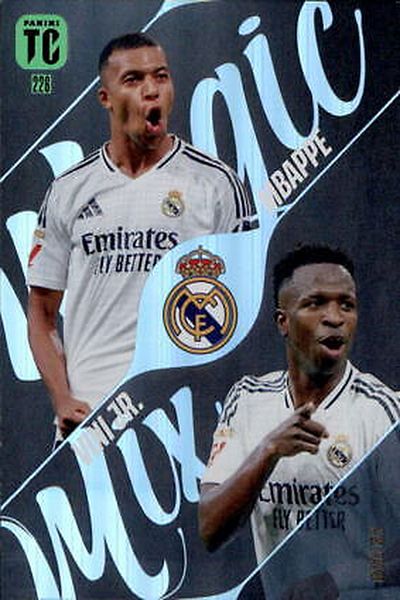 Panini Top Class Magic Mix Mbappe Vini Jr Football Player Card