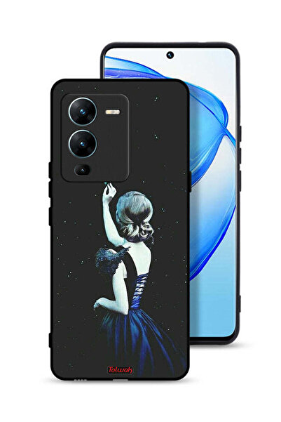 Tolwak غطاء حماية لهاتف Vivo V25 Pro 5G بتصميم نجمة مؤثرة