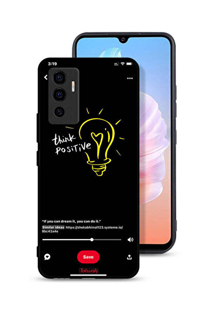 Tolwak غطاء حماية لهاتف Vivo V23e - فكر بإيجابية