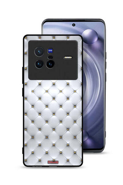 Tolwak غطاء حماية لجهاز Vivo X80 مطبوع عليه دبابيس على القماش