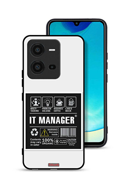 Tolwak غطاء حماية لجهاز Vivo V25 5G - ملصق مدير تكنولوجيا المعلومات