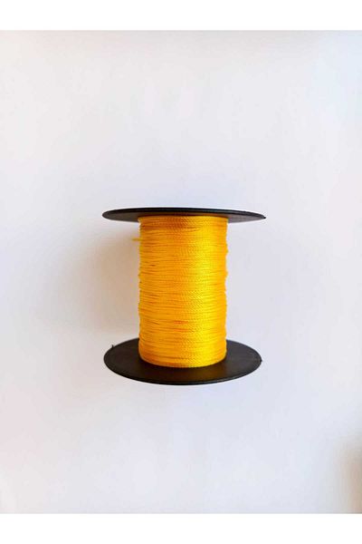 Eskişehir hobi sanat 0.5 mm 50 Meters Rosary Thread Pastel Yellow Color