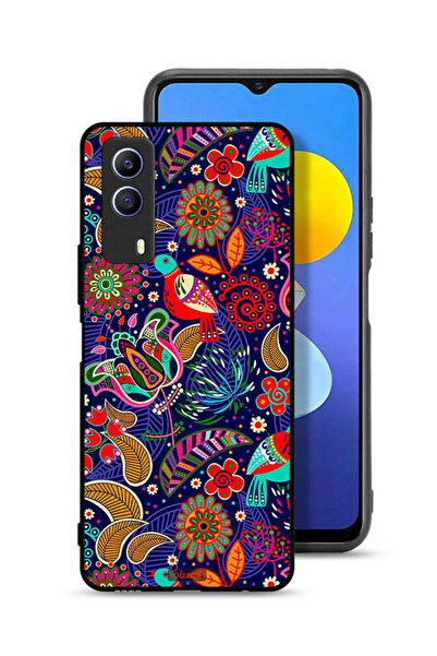Tolwak غطاء حماية لهاتف Vivo T1x بنقشة طيور وزهور
