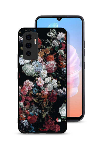 Tolwak غطاء حماية لهاتف Vivo V23e بنقشة ورود عتيقة