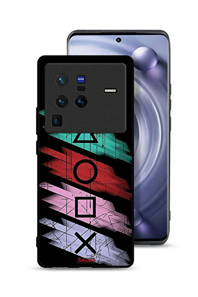 Tolwak غطاء حماية لهاتف Vivo X80 Pro برسومات أيقونات لعبة الحبار